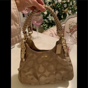 Coach purse - Gold shimmer